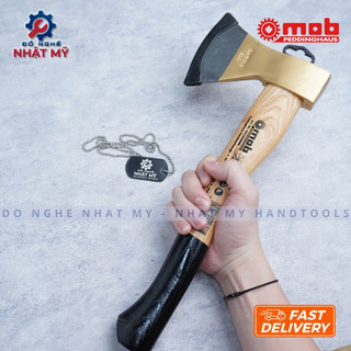 Búa rìu dã ngoại,cắm trại mob peddinghaus cán gỗ sồi - made in germany