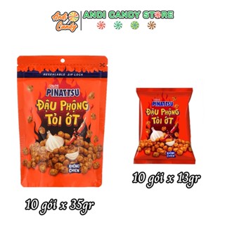10 Gói Đậu Phộng Tỏi Ớt Oishi Không Chiên