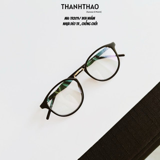 Gọng kính Cận Nữ Tròn Nhựa Dẻo Nhẹ Chống Ánh Sáng Xanh 209 - THANHTHAO EYEWEAR