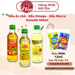 Dầu óc chó - Omega - Macca Kunella 100ml (Đức) Kunella cho bé ăn dặm từ 6 tháng - Nếp Shop