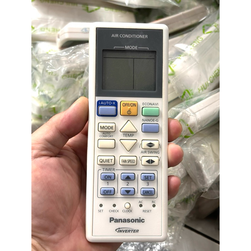 điều khiển điều hoà inverter PANASONIC chính hãng.