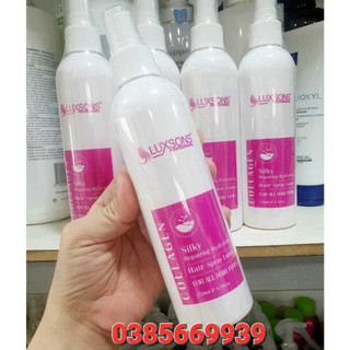 Xịt dưỡng phục hồi dưỡng tóc collagen sịt keratin mượt tóc tinh chất cho tóc nhuộm uốn khô xơ LUXSONS Repair Spray 250ml