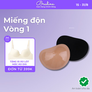 Miếng dán độn ngực hình tim Bradina siêu độn ngực, dán vào cup áo, váy MDT