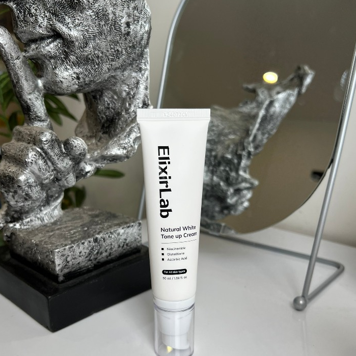 Kem Pha Lê Natural White Tone up Cream Elixirlab 50ml