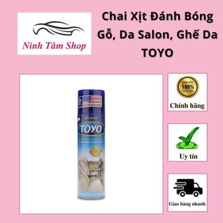 Chai xịt đánh bóng gỗ, da salon, ghế da toyo 500ml