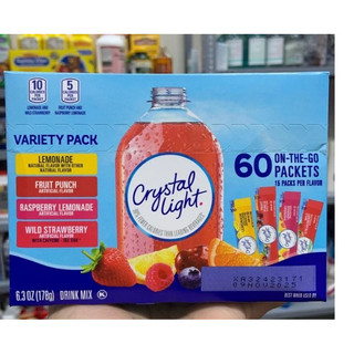 [Date 2027 ] Bột Pha Nước Trái Cây Crystal Light Không Đường Gói Nhỏ Tiện Lợi Gofit Mart