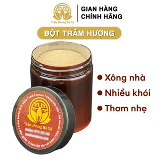 Bột trầm hương đốt xông nhà tẩy uế đồ thờ cúng phong thủy thu hút tài lộc Trầm Hương Hà Xá
