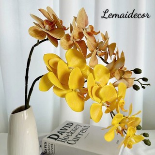 Hoa giả - Lan hồ điệp cao su 9 bông