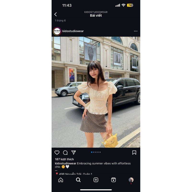 Áo Jullie Top Kido Studiowear