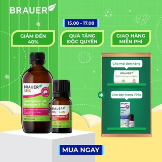 Combo Brauer Baby and Kids tăng chiều cao dành cho trẻ từ 1 tuổi