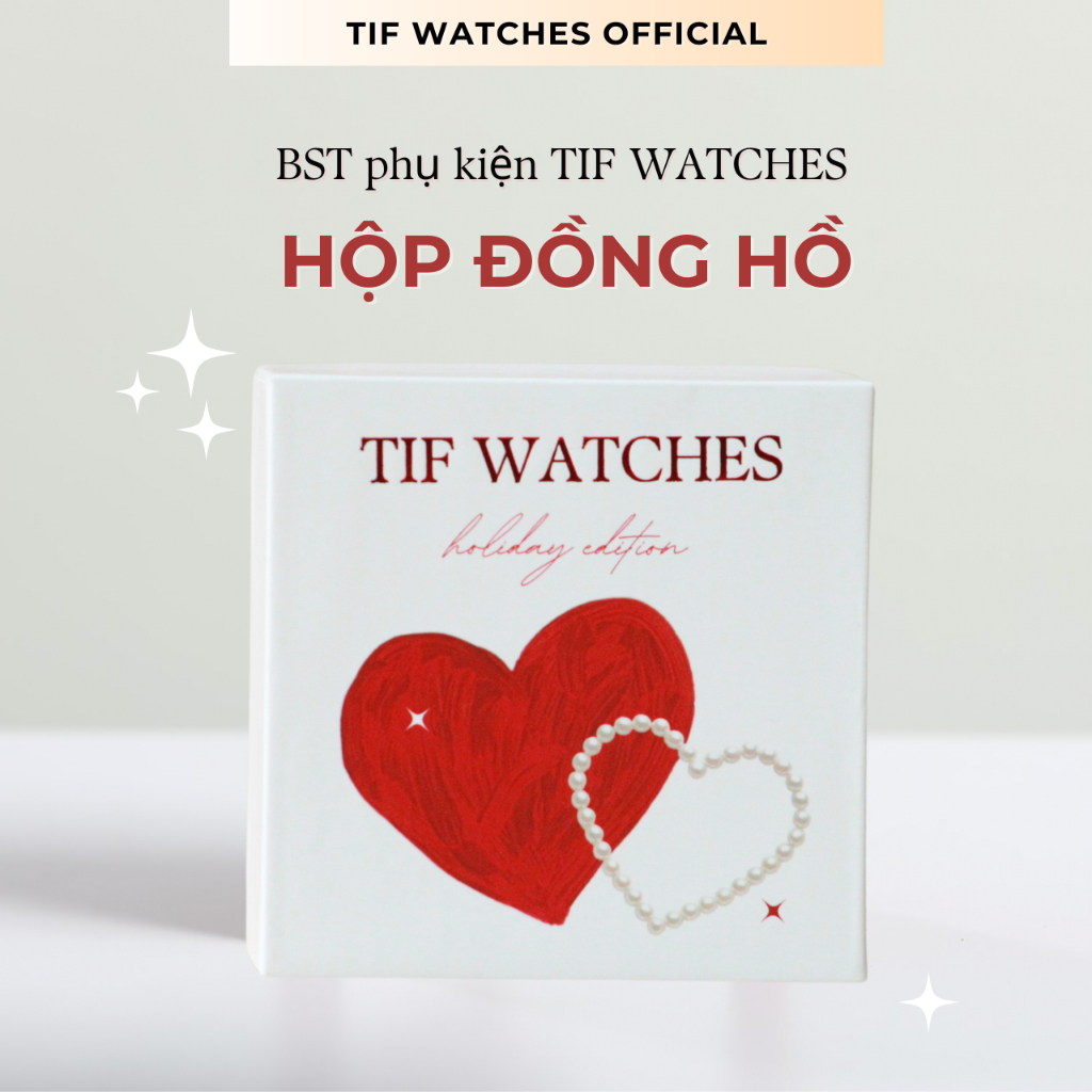 Hộp Đựng Trang Sức Đồng Hồ Tif Watches Chính Hãng - Hộp Quà Tặng Sang Trọng