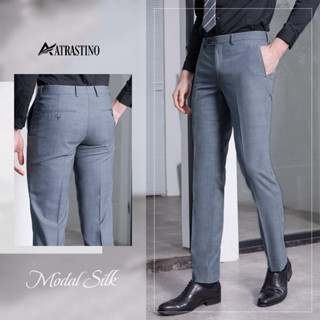 Quần Tây Nam Cao Cấp Atrastino VNXK vải Cháy Lạnh Không Nhăn, Không Xù, Co Dãn Nhẹ, Phong Cách Thanh Lịch.