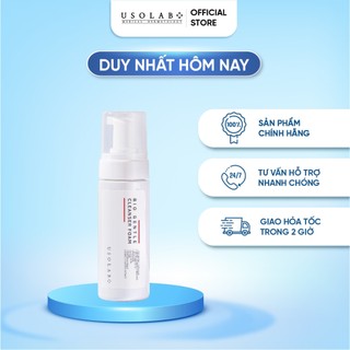 Sữa rửa mặt tự tạo bọt nhẹ dịu Usolab Gentle Cleanser Foam 150ml