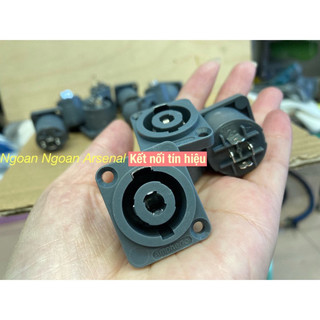 Ổ âm loa speakon (rắc loa âm) cao cấp hãng AMPHENOL Úc
