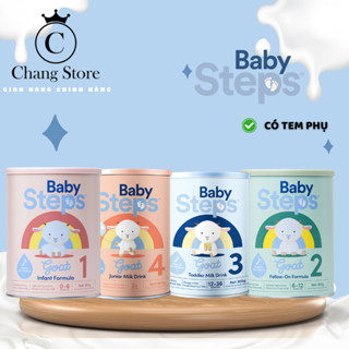   VOUCHER SHOP LIVE 80k  Sữa dê Baby Step đạm A2 hỗ trợ tiêu hoá tốt cho bé đủ số 1,2,3 cho bé 
