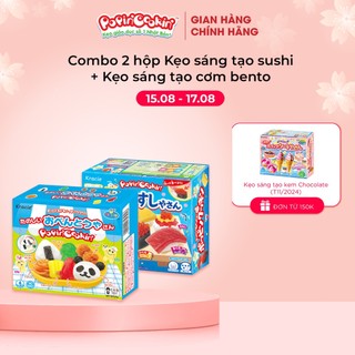 Combo 2 hộp kẹo Popin Cookin đồ chơi sáng tạo ăn được : Cơm Bento + 1 hộp kẹo tự chọn chính hãng