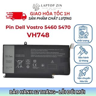 Pin Dell 5460, PIN ZIN Dell Vostro 5470 5480 5460 5560 Inspiron 14 5439 V5460D, pin Dell VH748
