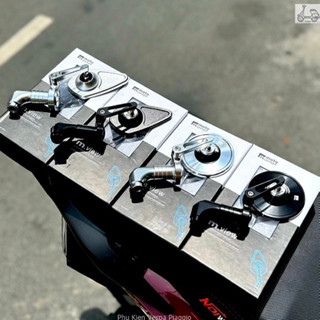  Kính Kiểu Motogadgett FUllBOX Hàng Siêu Cao Cấp Tràn Viền Cho Vespa Honda Yamaha 