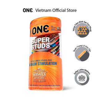 [CHÍNH HÃNG] Bao Cao Su ONE của Mỹ Có Gai Cực Đại Mềm One Super Studs size 53mm