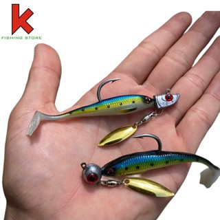 Lưỡi câu lure Jighead đầu cá thép cứng dùng cho các loại mồi mềm câu cá lóc cá chẽm