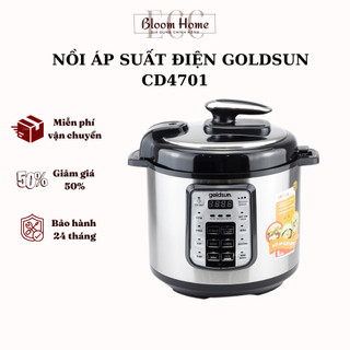 Nồi áp suất điện đa năng GOLDSUN CD4701, nồi hầm áp suất, bảo hành chính hãng 12 tháng