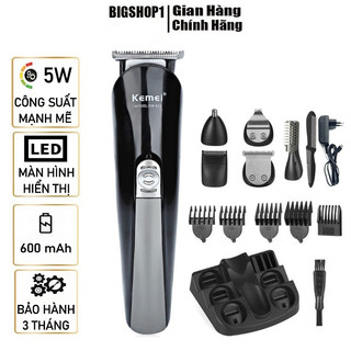 [Mã COSBAUH3 giảm 8% đơn 300K] Tông Đơ, Cạo râu Đa Chức Năng 6 in 1 KEMEI 600 - Hàng Nhập Khẩu