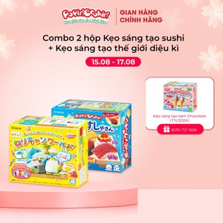 Combo 2 hộp kẹo Popin Cookin đồ chơi sáng tạo ăn được: Diệu Kỳ + 1 hộp kẹo tự chọn chính hãng