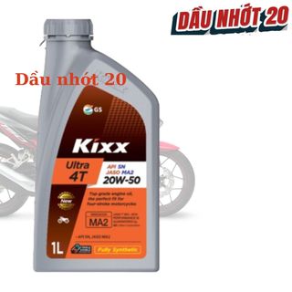 Nhớt xe số Kixx Ultra 4T 20W50 dành cho xe số dream sirius wave