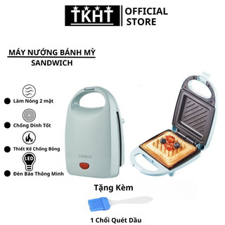 Máy Nướng Bánh Mì Sandwich Kẹp Làm Nóng 2 Mặt Rán Trứng Làm Đồ Ăn Sáng Nhanh Chóng Tiện Lợi SP41233123