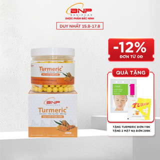 Viên Kẹo Tinh Bột Nghệ Turmeric BANIFAR Kết Hợp Sữa Ong Chúa Tăng Sức Đề Kháng Hộp 320g