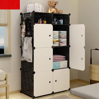 Tủ nhựa ghép 6 ô lớn và 2 ô nhỏ