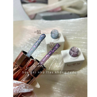 Sơn gel nhũ mix vụn khổng tước