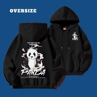  ÁO HOODIE UNISEX NAM NỮ FORM RỘNG PANDA GOOD THINGS CÓ BIGSIZE 35kg đến hơn 100kg vải nỉ dày mịn 