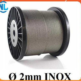 Dây cáp INOX 304 phi 2mm cáp thép giá sỉ
