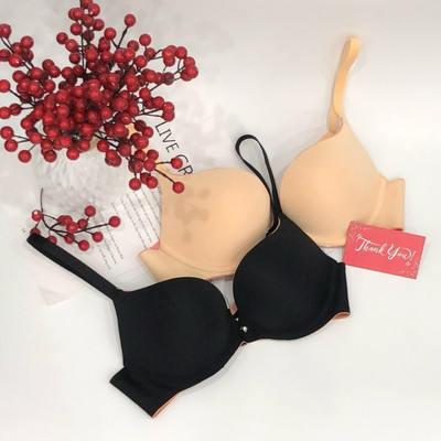 Set 2 áo ngực Vicci mút dày 3cm, gọng nhựa  không đường may nâng đẩy ngực chống chảy xệ  AV.241