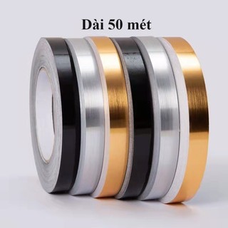 Cuộn chỉ dán viền gạch, chỉ dán viền trang trí dài 50 mét, rộng 1cm-3cm