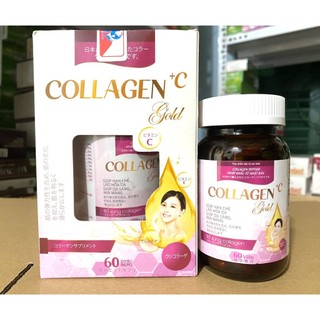 Collagen C gold đẹp da, sáng da, mờ thâm, chống lão hóa Hộp 60 viên