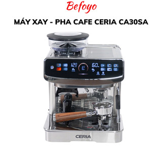 Máy pha cà phê promax ceria ca-30s - kèm máy xay hạt cà phê, đánh bọt sữa, bảo hành 12 tháng - winci em5212