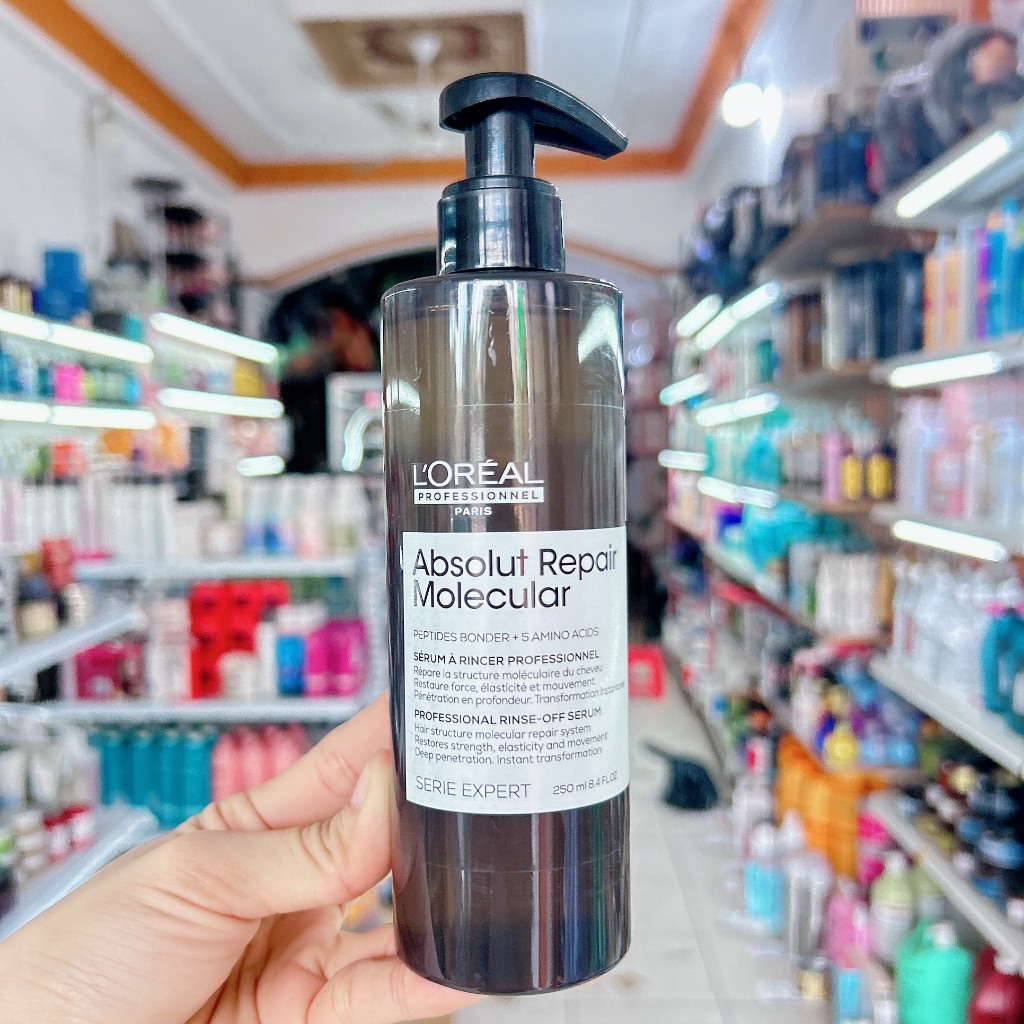 Dưỡng Chất Xả Loreal Professionnel Absolut Repair Molecular Serum Phục Hồi Cấu Trúc Tóc Hư Tổn 250ml