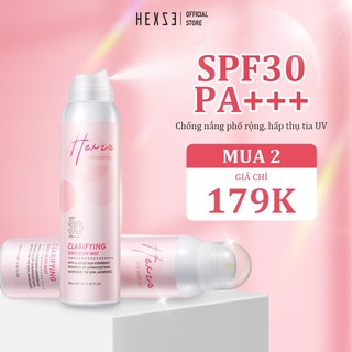 Xịt chống nắng nâng tone HEXZE 100ml, SPF30 PA+++ hấp thụ tia cực tím, cấp ẩm, dưỡng trắng, nâng tone, bảo vệ da
