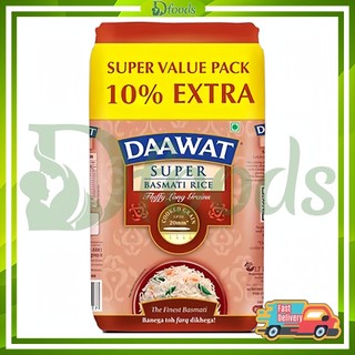 Gạo Basmati Rice Daawat Super (ẤN ĐỘ) 1.2KG, Gạo cho người TIỂU ĐƯỜNG