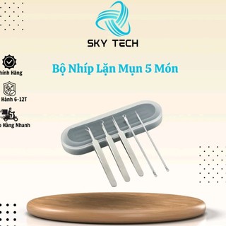 Bộ Dụng Cụ Nặn Mụn 5 Chi Tiết Chuyên Dụng Trong Các Thẩm Mỹ Viện Spa Loại 1