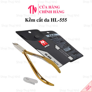 Kềm AAA thép chuyên dụng cắt da nhặt da tay HL-555 mạ vàng 24K cao cấp dụng cụ làm móng tay chuyên nghiệp nail