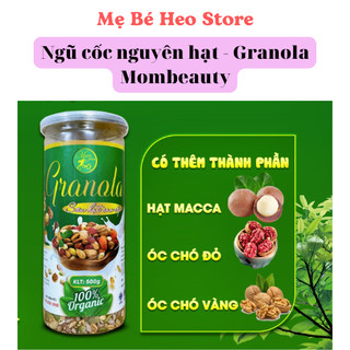 Ngũ cốc siêu hạt ăn kiêng, giảm cân Granola Mombeauty Hộp 500gr