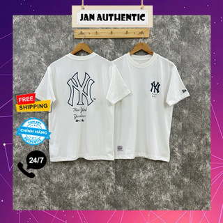Áo Thun NEW ERA NY Letter Trắng Auth | Jan.Authentic
