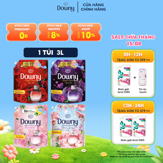 Nước xả vải downy nhiều mùi hương túi 3l