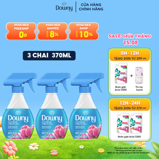 - combo 3 xịt vải downy khử mùi và chống khuẩn 99.9% chai 370ml hương nắng mai/huyền bí/đam mê