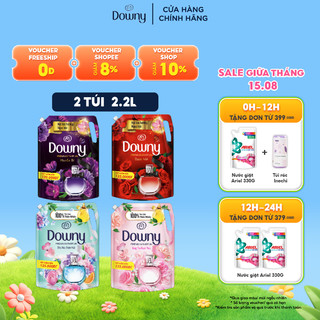 Combo 2 Túi Nước Xả Vải DOWNY Nắng Mai 2.3L/ Đam Mê 2.5L/ Huyền Bí 2.2L