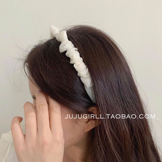 Bờm tóc nhún bèo chất liệu vải voan BT3