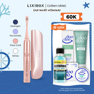 Bàn Chải Điện Halio Sonic Whitening Toothbrush Pro Màu Rose Gold Kèm Hộp Đựng